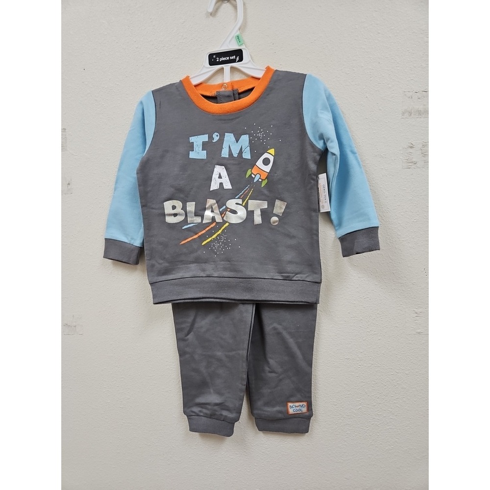 Baby Starters 2-Piece Set Size 18 Month I'm A Blast Rocket New Tag See Flaw
